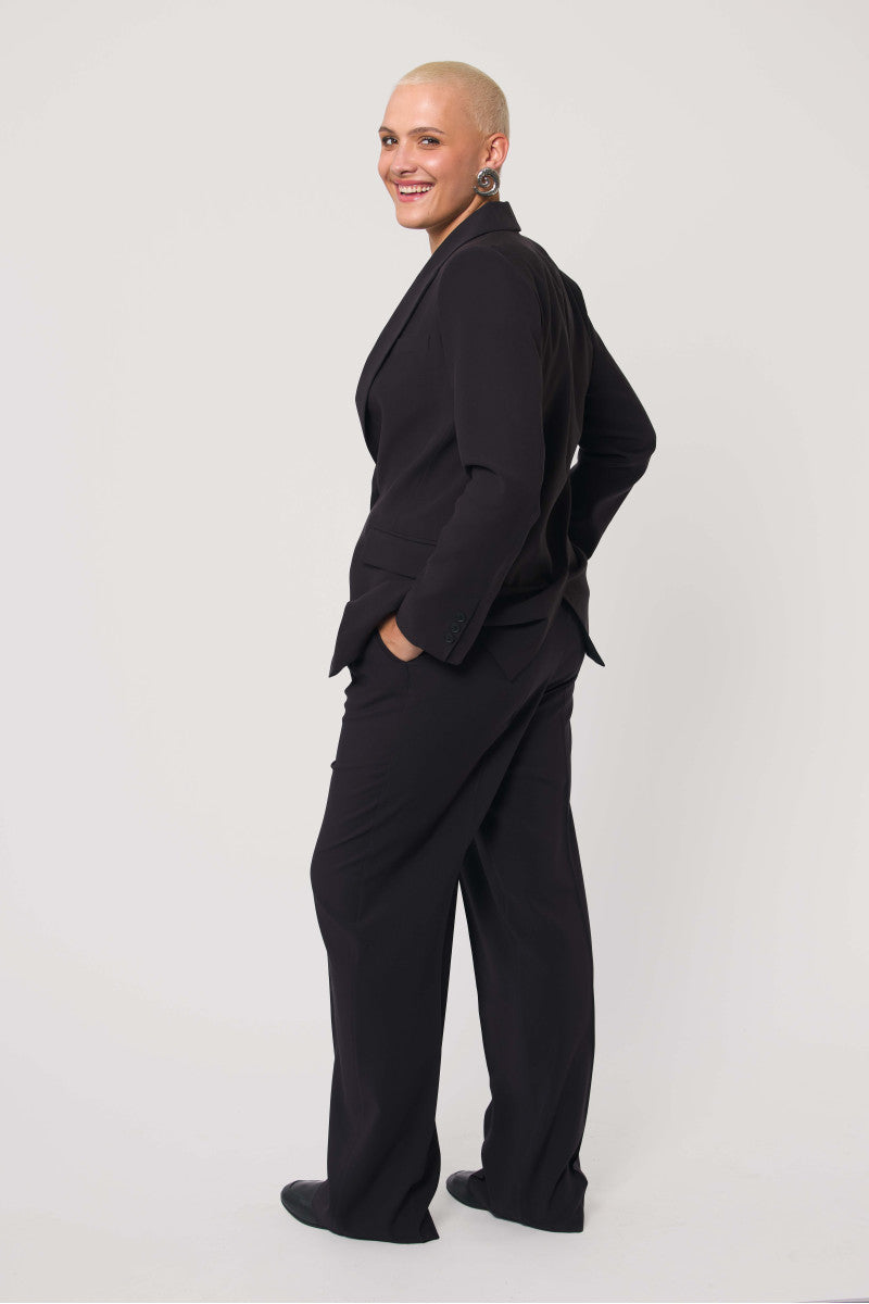 Marynarka typu oversize czarna